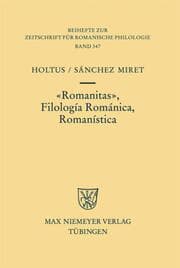 Cover von Romanitas, Filologia Romanica, Romanistica