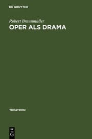 Cover von Oper als Drama