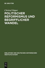 Cover von Politischer Reformismus und begrifflicher Wandel