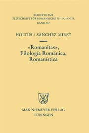 Cover von Romanitas - Filología Románica - Romanística
