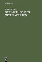 Cover von Der Mythos des Mittelwertes