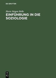 Cover von Einführung in die Soziologie