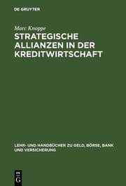 Cover von Strategische Allianzen in der Kreditwirtschaft