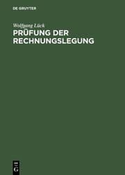 Cover von Prüfung der Rechnungslegung