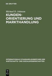 Cover von Kundneorientierung und Markthandlung