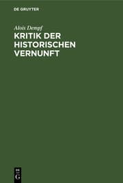 Cover von Kritik der historischen Vernunft