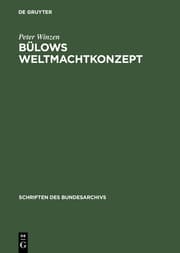 Cover von Bülows Weltmachtkonzept