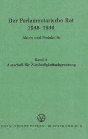 Cover von Ausschuß für Zuständigkeitsabgrenzung