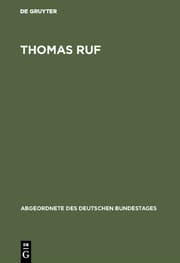 Cover von Thomas Ruf