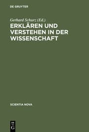 Cover von Erklären und verstehen in der Wissenschaft