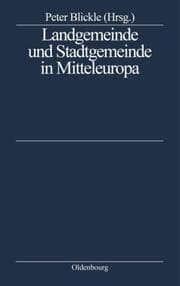 Cover von Landgemeinde und Stadtgemeinde in Mitteleuropa