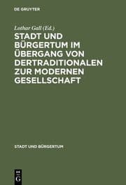 Cover von Stadt und Bürgertum