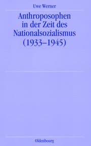 Cover von Anthroposophen in der Zeit des Nationalsozialismus