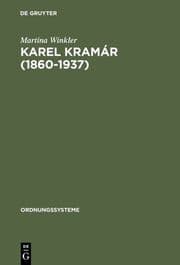 Cover von Karel Kramár (1860-1937)
