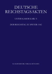 Cover von Deutsche Reichstagsakten