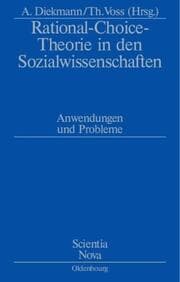 Cover von Rational-Choice-Theorie in den Sozialwissenschaften