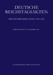 Cover von Der Reichstag zu Augsburg 1582