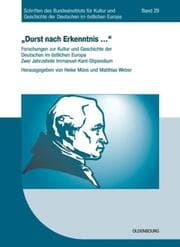Cover von 'Durst nach Erkenntnis...'
