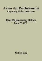 Cover von Akten der Reichskanzlei