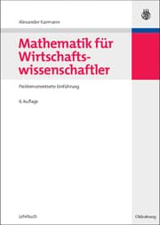 Cover von Mathematik für Wirtschaftswissenschaftler