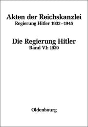 Cover von Die Regierung Hitler VI: 1939