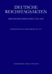 Cover von Reichsversammlungen Regensburg 1556/1557
