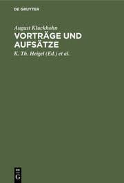 Cover von Vorträge und Aufsätze