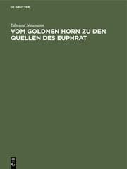 Cover von Vom Goldnen Horn zu den Quellen des Euphrat