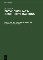 Cover von Von den ältesten Zeiten bis zum Westfälischen Frieden