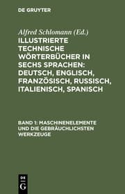 Cover von Maschinenelemente und die gebräuchlichsten Werkzeuge