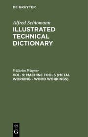 Cover von Machine Tools (Metal Working - Wood Workings)