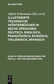 Cover von Werkzeugmaschinen für Metall- und Holzbearbeitung