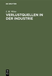 Cover von Verlustquellen in der Industrie