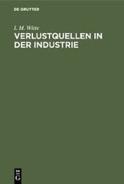 Cover von Verlustquellen in der Industrie