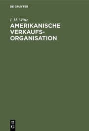 Cover von Amerikanische Verkaufsorganisation