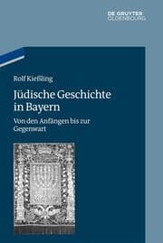 Cover von Jüdische Geschichte in Bayern