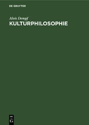 Cover von Kulturphilosophie