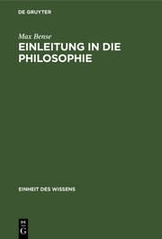 Cover von Einleitung in die Philosophie
