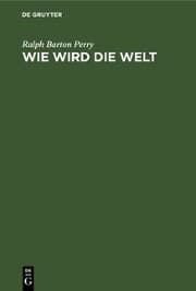 Cover von Wie wird die Welt