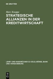 Cover von Strategische Allianzen in der Kreditwirtschaft