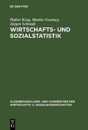 Cover von Wirtschafts- und Sozialstatistik
