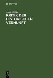 Cover von Kritik der historischen Vernunft