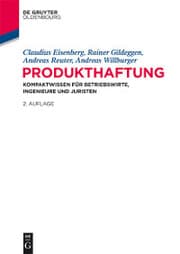 Cover von Produkthaftung