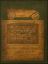 Cover von August Stukenbrok, Einbeck - Automobile, Motorräder, Automobil-Materialien [um 1910]