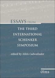 Cover von Essays from the Third International Schenker Symposium