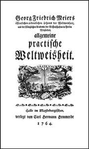 Cover von Allgemeine practische Weltweisheit