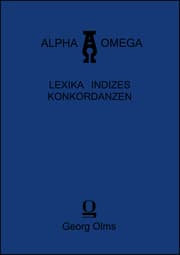 Cover von Concordancía Calderoniana / Konkordanz zu Calderón Teil III: Dramas