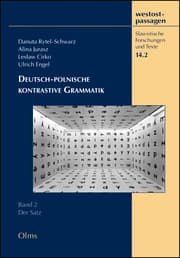 Cover von Deutsch-polnische kontrastive Grammatik 2