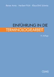 Cover von Einführung in die Terminologiearbeit