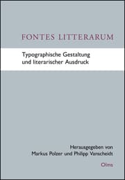 Cover von Fontes Litterarum